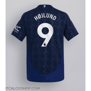 Manchester United Rasmus Hojlund #9 Seconda Maglia 2024-25 Manica Corta
